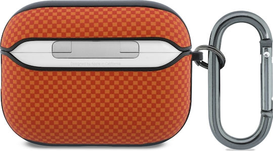 BMW Metal Logo Case in Orange Colour for Apple AirPods Pro 3