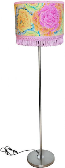 Floor Lamp with E27 Lamp Bulb Base Pink Floor Lamp with E27 Lamp Bulb Base Pink