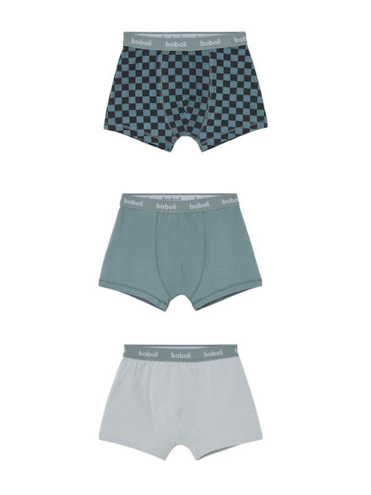 Boboli Set Kids Underwear Boxers 3 Pieces Grey