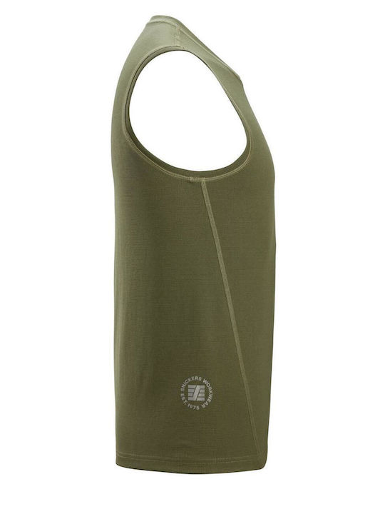 Snickers Workwear Men's Safety Vest Khaki