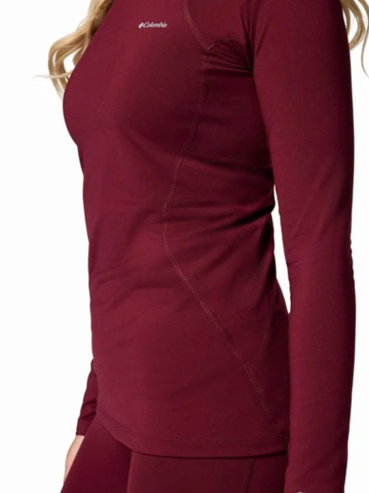 Columbia Midweight Stretch Ισοθερμική Μπλούζα Κόκκινη