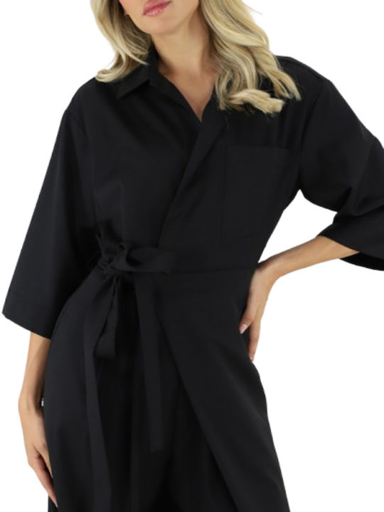 Damen Jumpsuit Nero