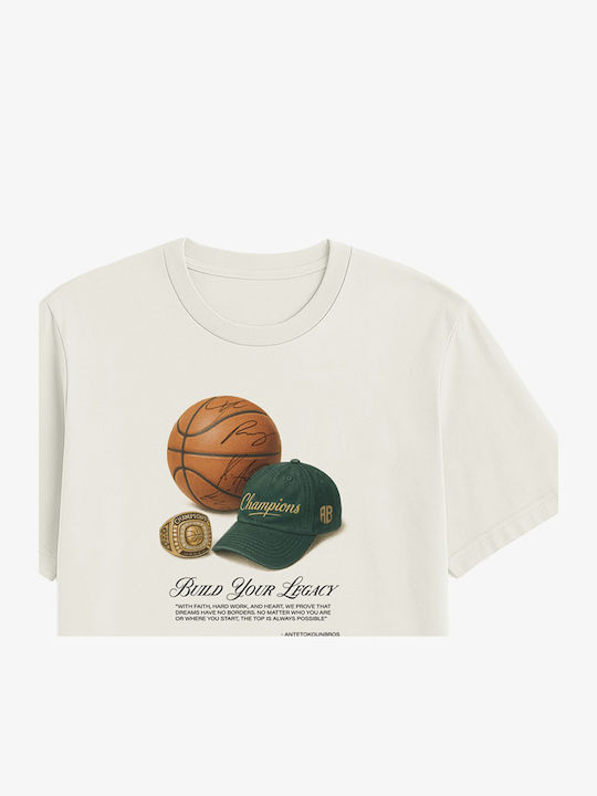 Αθλητικό T-shirt Λευκό