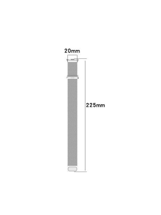 Xiaomi Band 10 Pro 9 Pro 8 Pro Xdfind Milan Magnetic Stainless Steel Watch Bracelet Pink