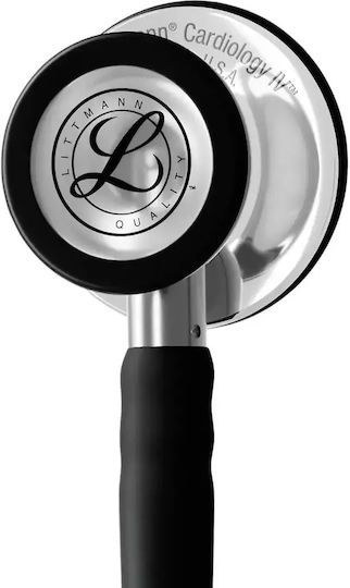3M Littmann Cardiology IV Cardiology Stethoscope with Double Chestpiece Black