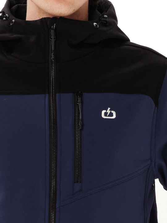 Bonded Herren Jacken Bomber Wasserdichtes Blau