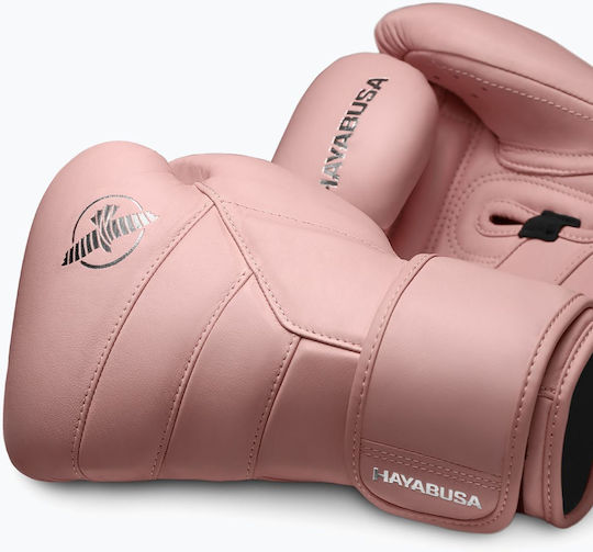 Hayabusa Mănuși de box din piele pentru competiție roz