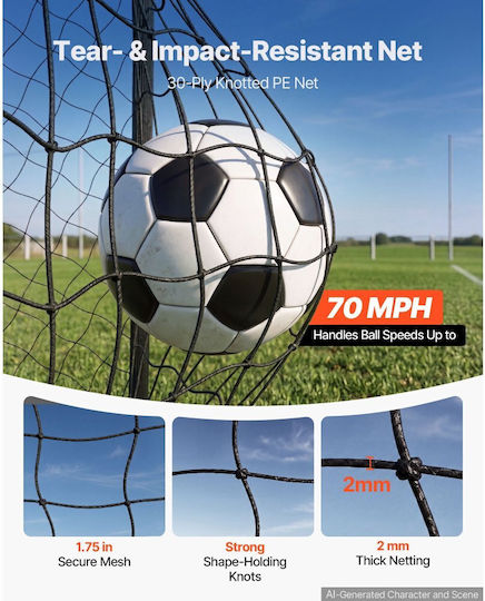 Vevor Football Goals 300x200cm Set 2pcs