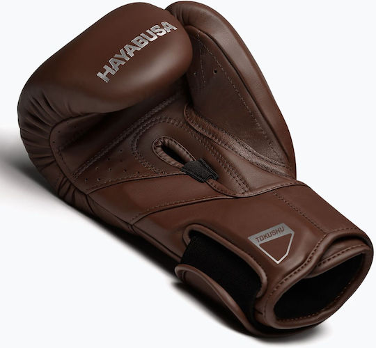 Hayabusa Boxhandschuhe Leder für Wettkampfhandschuhe Braune