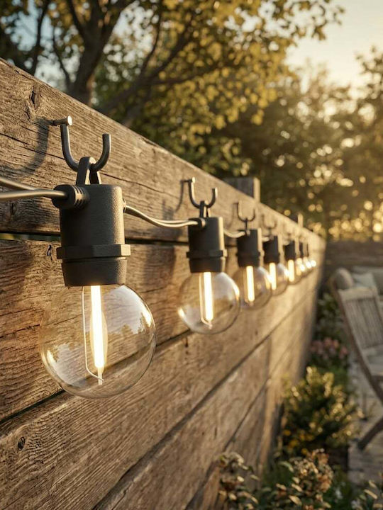 Calex Водоустойчива Гирлянда За Осветление LED IP44 45m С 75 Лампички Топло Бяло