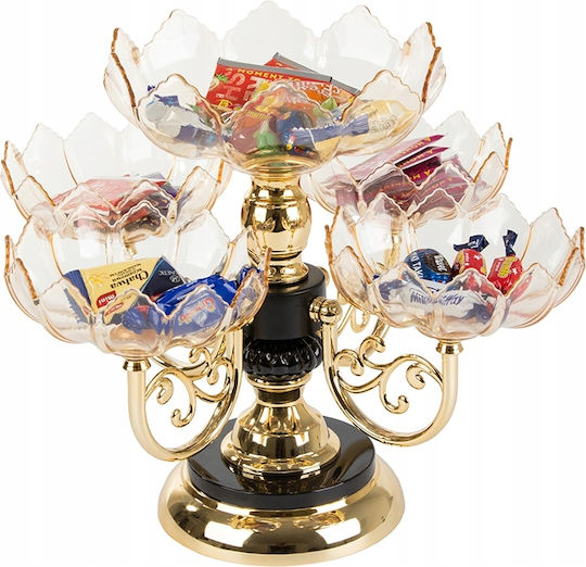 Verk Group Dessert Turm Ständer & Tabletts mit Basis Gelbe