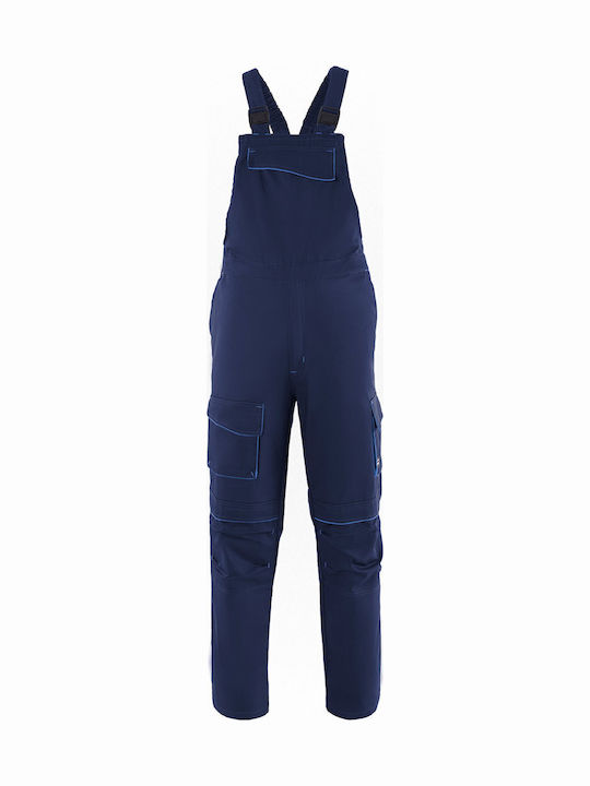 Axon Work Coveralls with Dungarees Blue