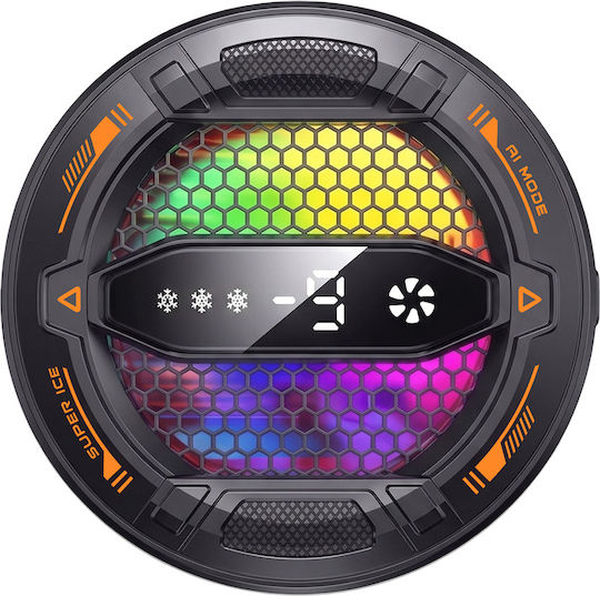 Avizar Magnetic Smartphone Cooler 3 Speeds Digital Screen Black