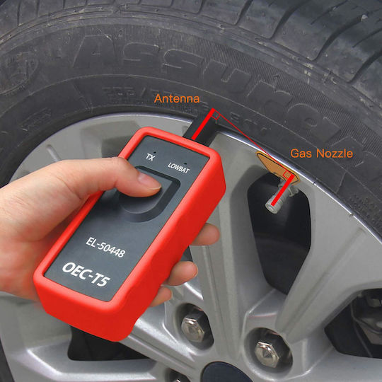 Instrument de resetare și activare a senzorului de presiune în pneuri TPMS Jdiag 50448