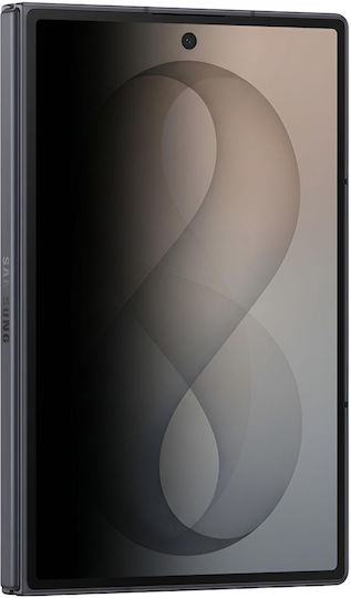 Avizar Tempered Glass Galaxy Z Fold 8 External Screen Anti-spy Transparent Black