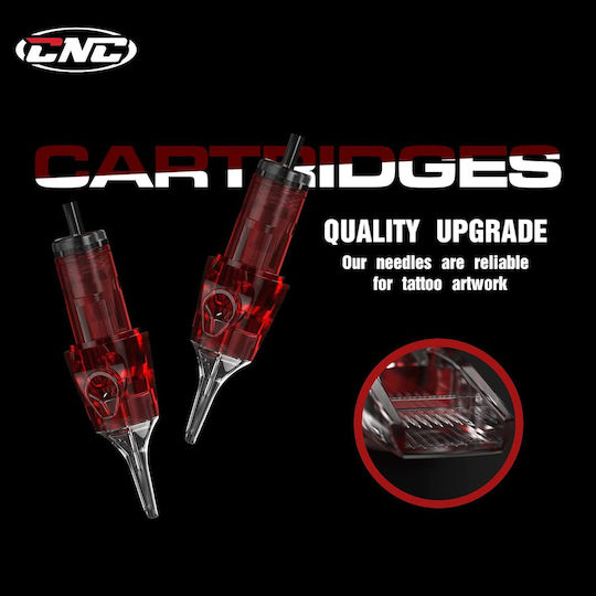 Set 40 Ace Pentru Tatuaj Tip Cartuș 4 Tipuri 1003rl 1005rl 1007rl 1009rl Fabricate Din Oțel Inoxidabil 316 Linii Contururi Umplere En04x-40kit-dd