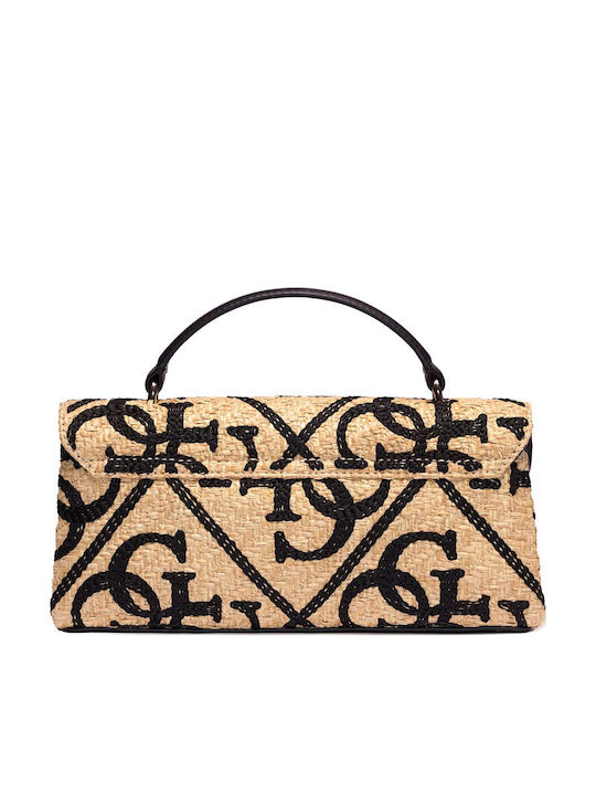 Kirsten Rattan Damenhandtasche Handtasche Schwarze