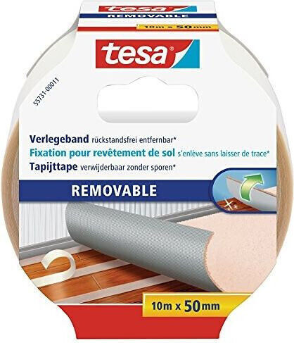 Tesa Double-Sided Adhesive Tape Beige 10mx50mm 4042448388445