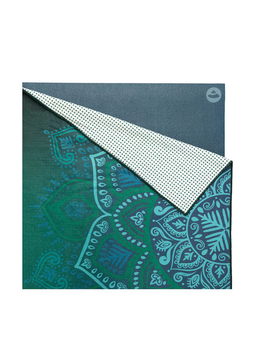 Grip² Йога хавлия Mandalas Jungle Green