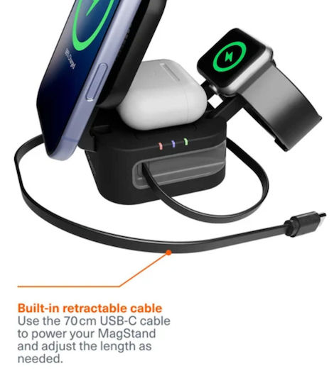 Cygnett Wireless Charger Qi Pad 22.5W Black