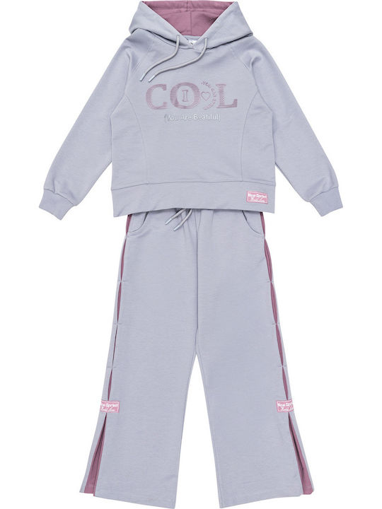 Kinder Sweatpants Set Flieder