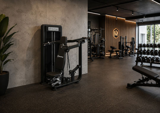 MegaFitness Schulterpresse mit Gewichten 70kg