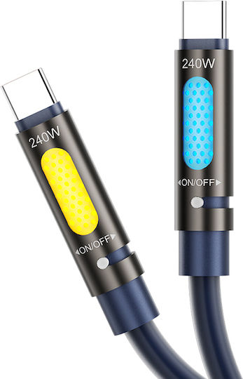 BWOO USB 2.0 USB-C Cable Male - USB-C 240W PD Black 1.2m