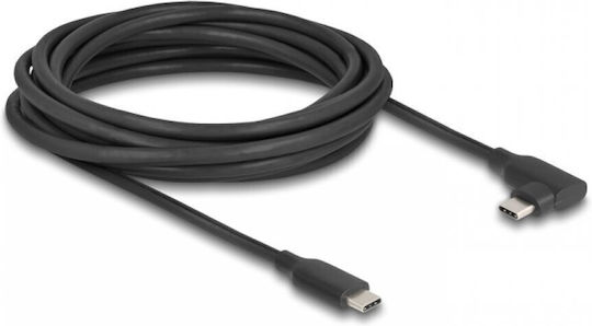 Delock Cablu Activ Usb 10 Gbps Tip C 8k60hz/pd 60w E-marker Drept Unghiular 5m Delock 81196