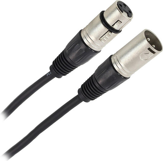 Plugger Cable XLR male - XLR female Μαύρο 10m PLG00035
