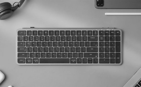 Keychron B2 Pro B2P-K1 Wireless Bluetooth Keyboard English US Compatible with Mac Space Grey