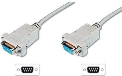 Digitus Кабел VGA мъжки - VGA мъжки Черен 3м (AK-610100-030-E)