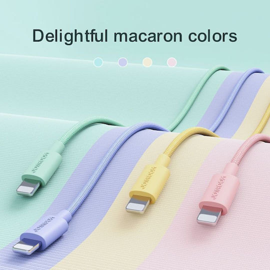 Joyroom USB-A to Lightning Cable Ροζ 2m (S-2030M13)