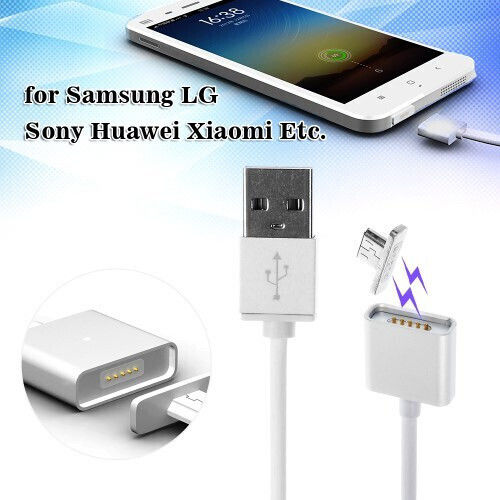 Awei Magnetisch USB 2.0 auf Micro-USB-Kabel Weiß 1m (CAB-0025) 1Stück