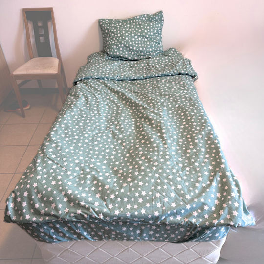Комплект Детска Памучна Завивка Mint Stars 90x200см