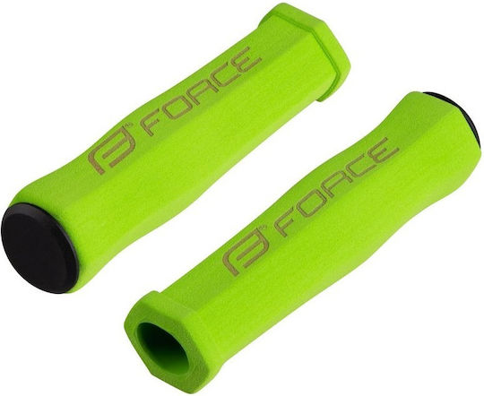 Force Foam Hard MTB 38282 Mountain Χειρολαβές Ποδηλάτου σε Πράσινο Χρώμα 122mm από αφρό