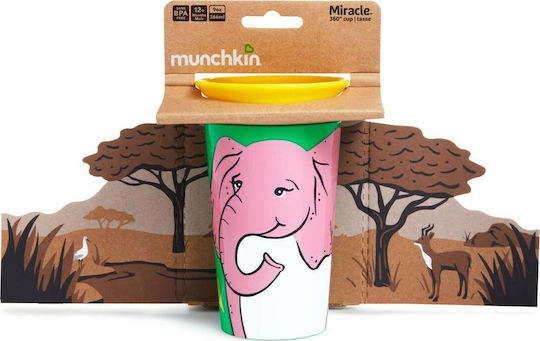 Munchkin Детска Чашка Miracle 360° Wildlove Sippy от Пластмаса Сив 266ml