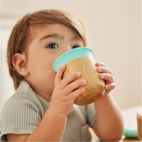 Munchkin Kids Cup from Bamboo Light Blue 148ml for 6m+