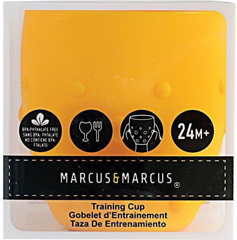 Marcus & Marcus Pahar pentru copii din silicon galben pentru 24m+