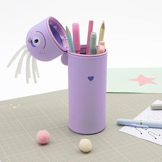 Lulubug Monster Gang Pooky Purple Pencil Case