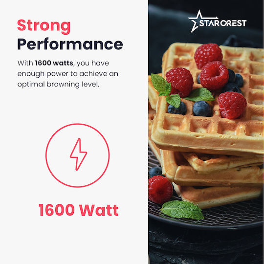 Starcrest Βαφλιέρα 2 Θέσεων 1600W