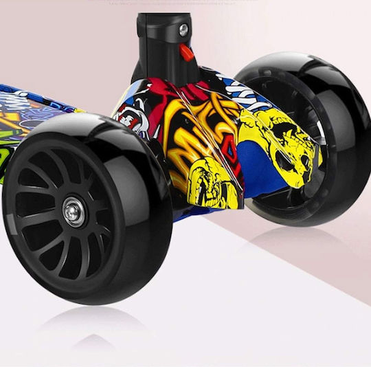 Factory Kids Scooter Foldable 3-Wheel for 3+ Years Multicolour