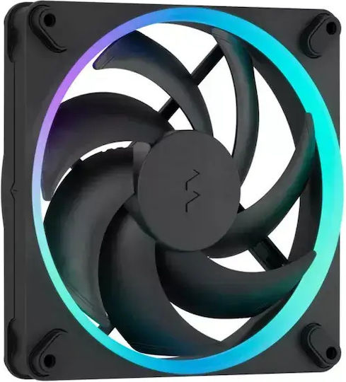 Fractal Design Dynamic 3 - 14 Вентилатор за кутия 140mm (1800rpm / 76.3cfm) Без светодиоди Осветление и Свързване 4-изводна ШИМ