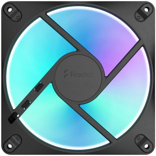 Fractal Design Dynamic 3 - 14 Вентилатор за кутия 140mm (1800rpm / 76.3cfm) Без светодиоди Осветление и Свързване 4-изводна ШИМ