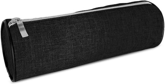 Justnote Black Cylinder Pencil Case