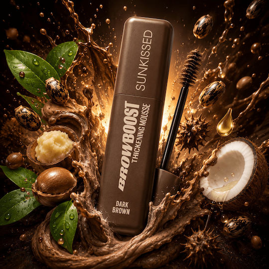 Sunkissed Augenbrauen-Make-up für Braune Augenbrauen Dark Braun 6ml