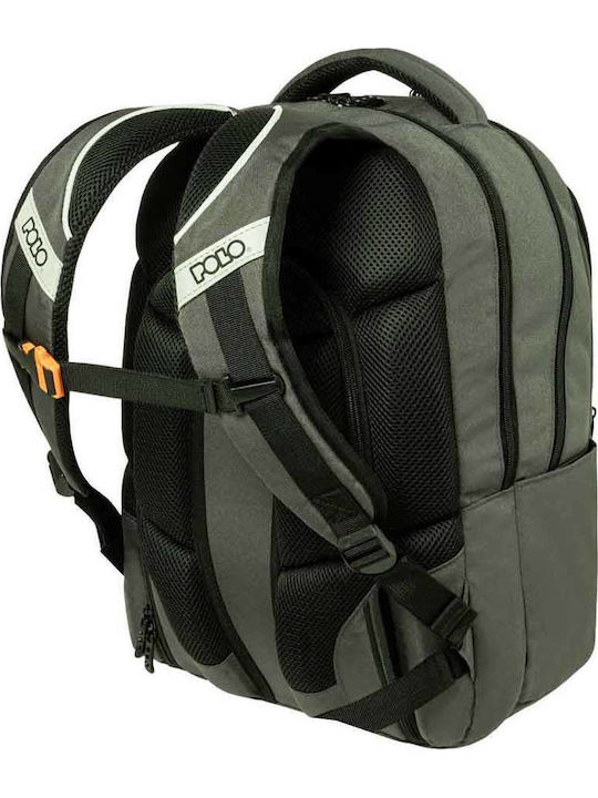 Polo Wonder School Backpack Junior High-High School with Water Bottle Holder Grey 26 Litre 31 x 24 x 45 cm 2025