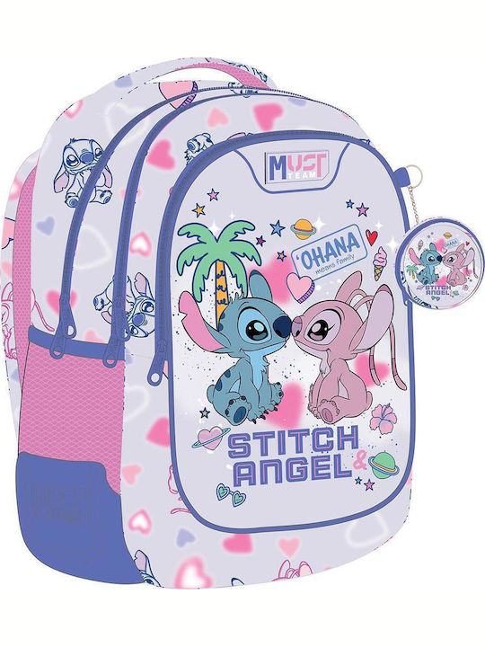 Spiderman Σχολική Τσάντα Πλάτης Δημοτικού Stitch Angel Ohana 25lt 32 x 18 x 43εκ 2026
