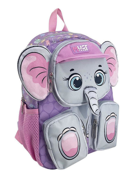 526527 Τσαντα Πλατης Νηπιου Must Team 24χ10χ33εκ 2θηκες Little Elephant