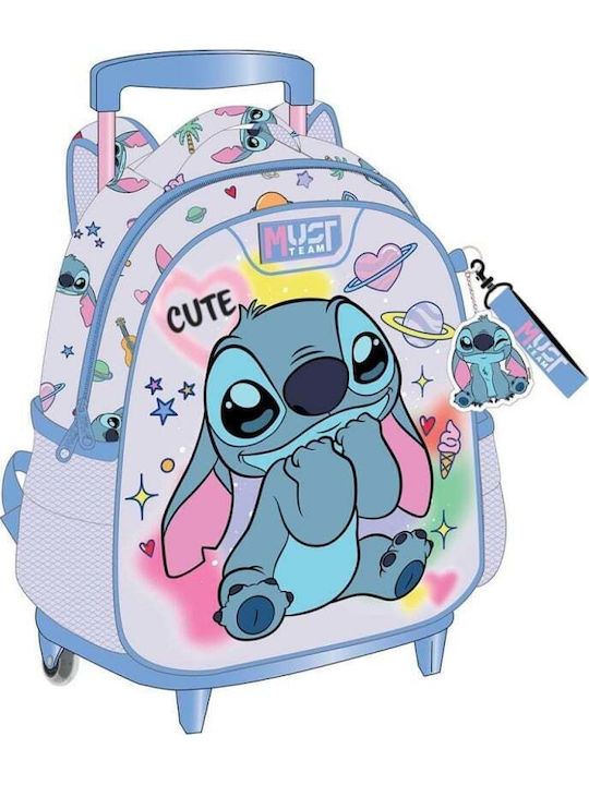Must Team Ученическа Раница Куфар Детска Градина с Джоб за Бутилка Stitch Cute 8 Литра 27 x 10 x 31 см
