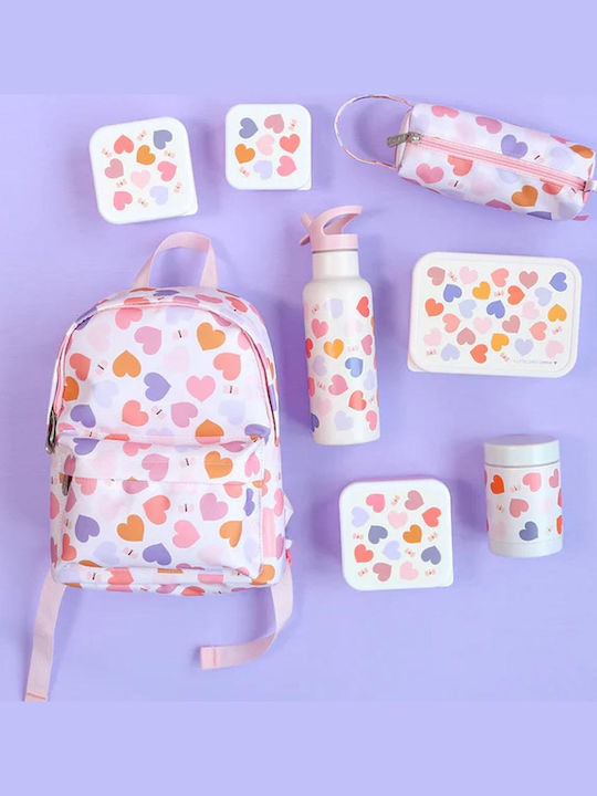 A Little Lovely Company Kindergarten Pink School Backpack